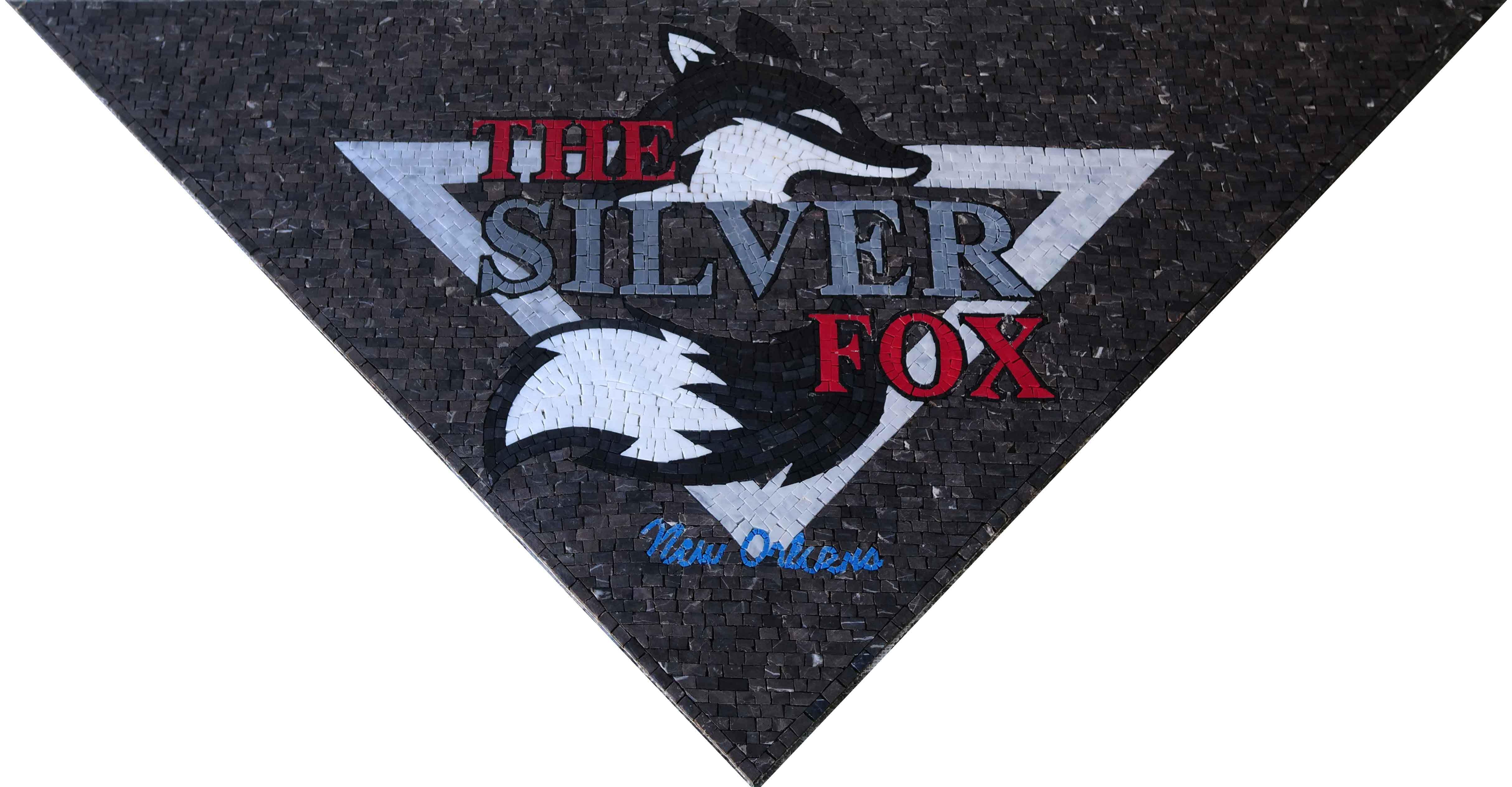Custom Mosaic Art - The Silver Fox | Mozaico – Mozaico Art