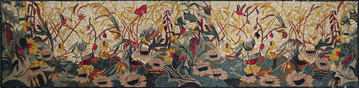 Flower Mosaic Art - Jungle Flowers