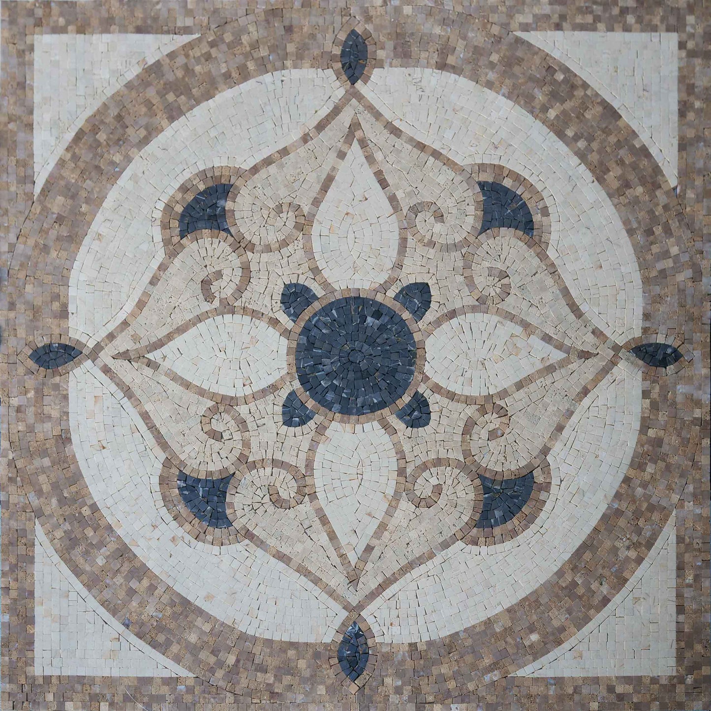 Geometric Mosaic Tile - Neutral Afya