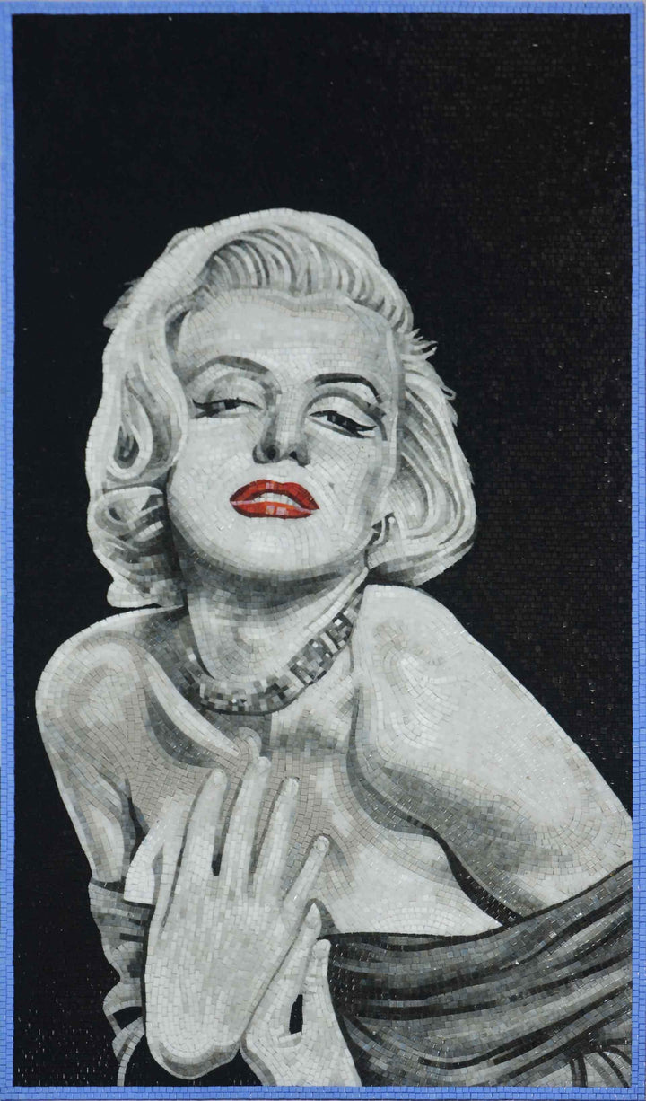 Glass Mosaic Art - Marilyn Monroe