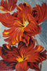 Glass Mosaic Art - The Orange Flower