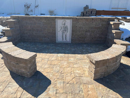 Mosaic Art - Roman Soldier with Spear