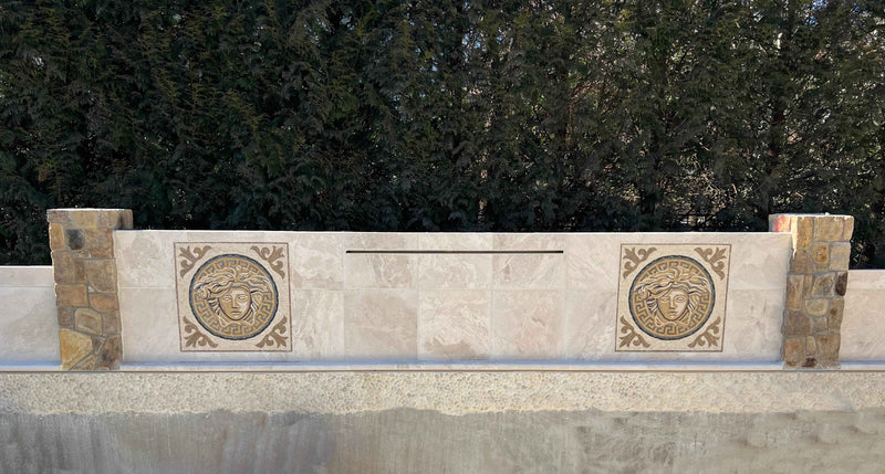 Versace Logo Mosaic Design