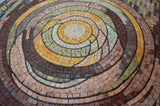 Abstract Design in Circles - Mosaic Art