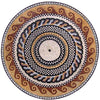 Roman Mosaic Art Medallion - Horatio II