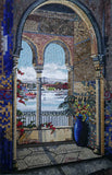 Mosaic Art - Temple Sea View