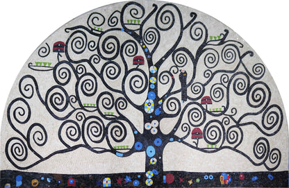 Mosaic Art - The Black Tree