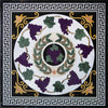 Mosaic Art - The Grape Medallion