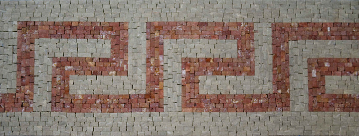 Mosaic Border Art - Red Triple R