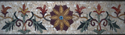Mosaic Border - Floral Pattern