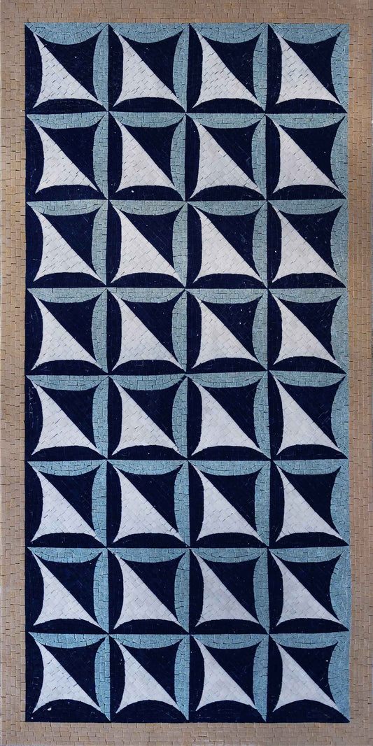 Mosaic Flooring - Patterned Diamonds