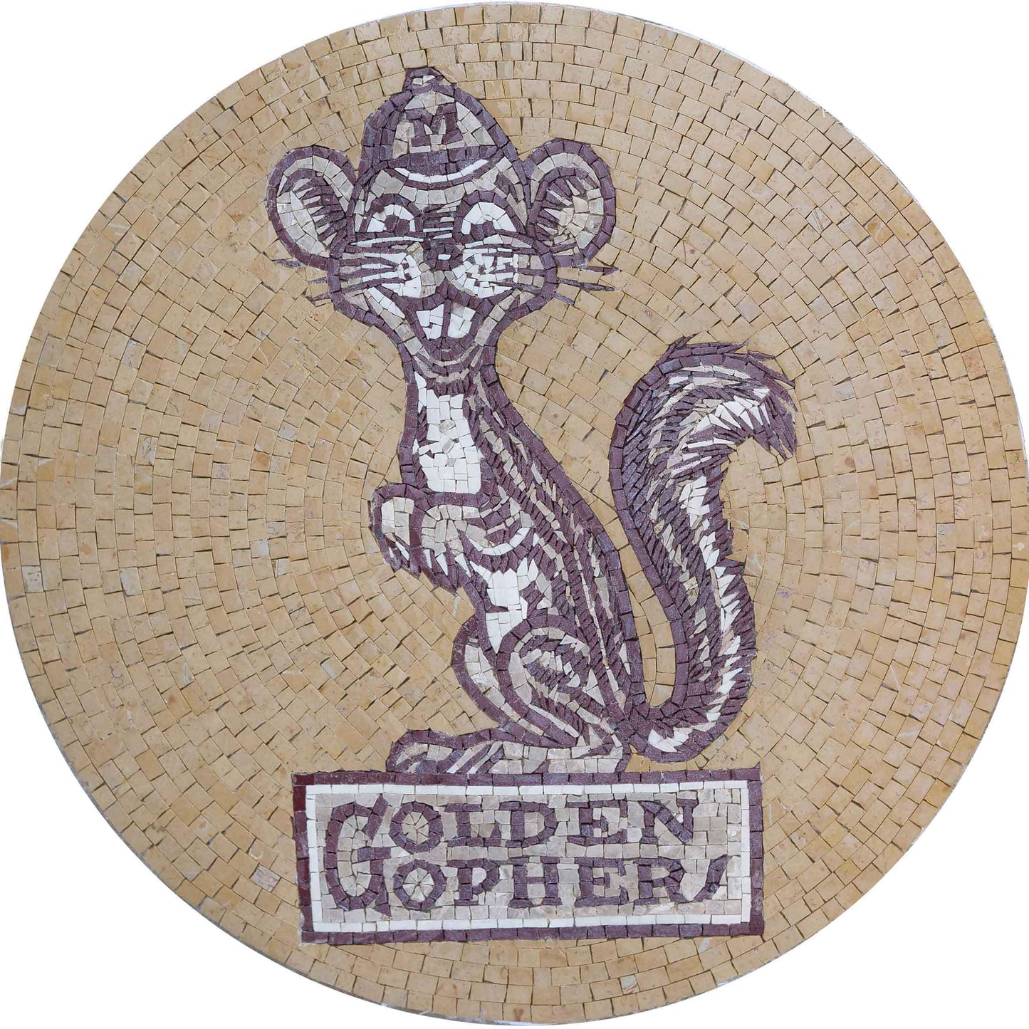Mosaic Medallion - Golden Gopher