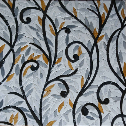 Mosaic Pattern - Floral Leaves