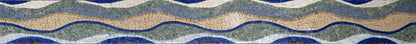 Mosaic Pattern - Neutral Colored Waves