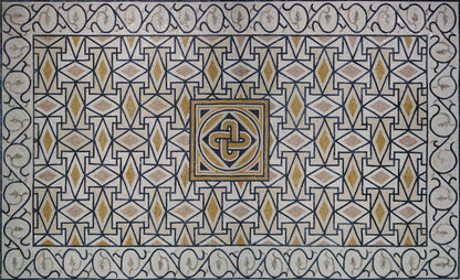 Mosaic Rug - Patterned Carpet