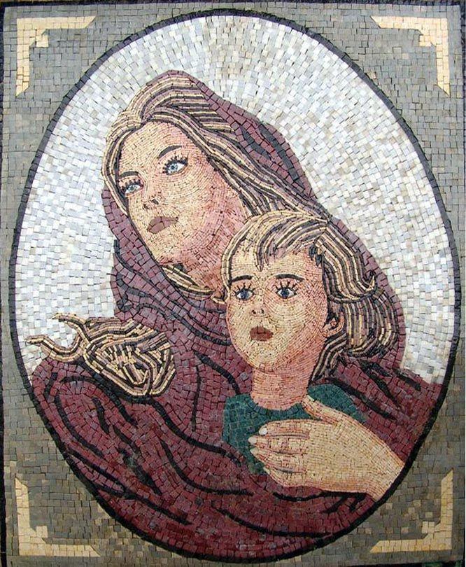 Mosaic Reproduction - Madonna