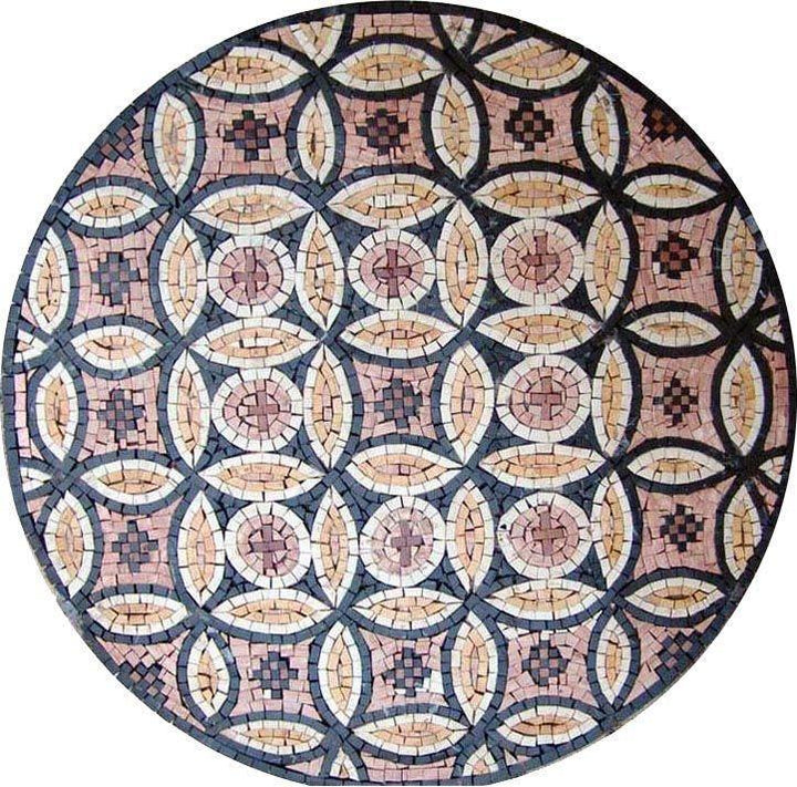 Marble Mosaic Medallion - Cathay