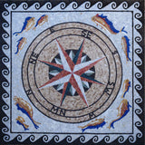 Nautical Mosaic - Fish & Compass
