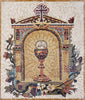 Religious Mosaic Art - The Church Cross